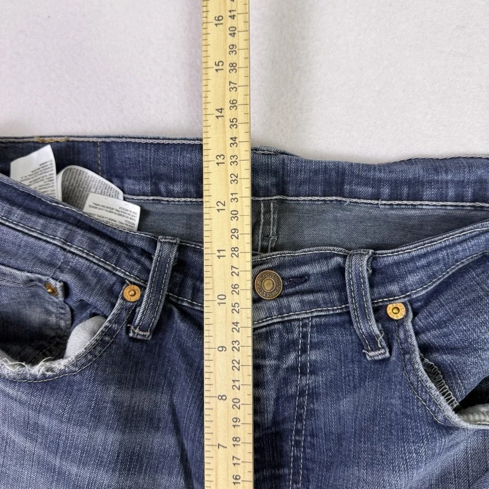 Levi's 559 Men's 36x31 Relaxed Straight Fit Blue Jeans Distressed Medium‎ Wash